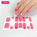 5D Diamond Korean Nail Sticker Wrap Elegant Nail Art Solution