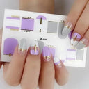 5D Diamond Korean Nail Sticker Wrap Elegant Nail Art Solution