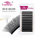 5D Faux Mink Volume Fan Eyelashes for Glamorous Look