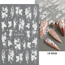 Easy-Apply 5D Floral Nail Art Stickers