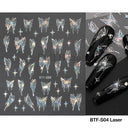 Easy-Apply 5D Floral Nail Art Stickers