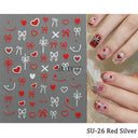 Easy-Apply 5D Floral Nail Art Stickers