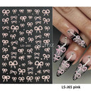 Easy-Apply 5D Floral Nail Art Stickers