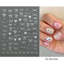 Easy-Apply 5D Floral Nail Art Stickers