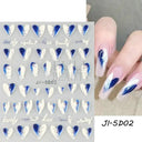 Easy-Apply 5D Floral Nail Art Stickers