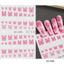 Easy-Apply 5D Floral Nail Art Stickers