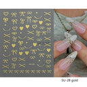 Easy-Apply 5D Floral Nail Art Stickers
