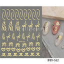 Easy-Apply 5D Floral Nail Art Stickers