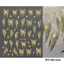 Easy-Apply 5D Floral Nail Art Stickers