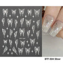 Easy-Apply 5D Floral Nail Art Stickers