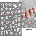 Easy-Apply 5D Floral Nail Art Stickers