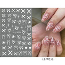 Easy-Apply 5D Floral Nail Art Stickers