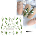 Easy-Apply 5D Floral Nail Art Stickers