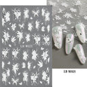 Easy-Apply 5D Floral Nail Art Stickers
