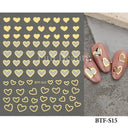 Easy-Apply 5D Floral Nail Art Stickers