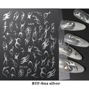 Easy-Apply 5D Floral Nail Art Stickers
