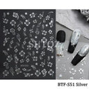 Easy-Apply 5D Floral Nail Art Stickers