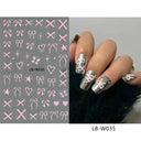 Easy-Apply 5D Floral Nail Art Stickers