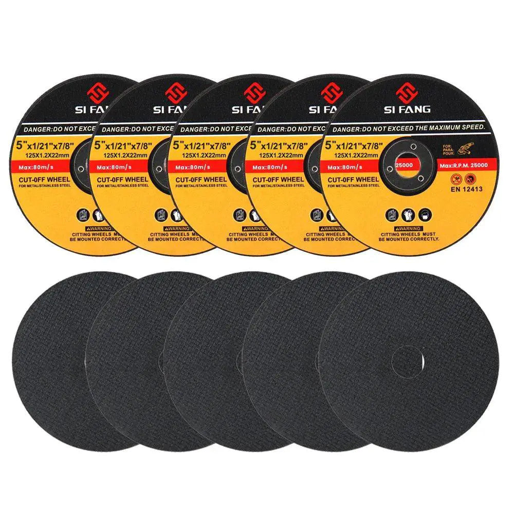 125mm Metal Stainless Steel Cutting Discs Set 5Pcs to 50Pcs