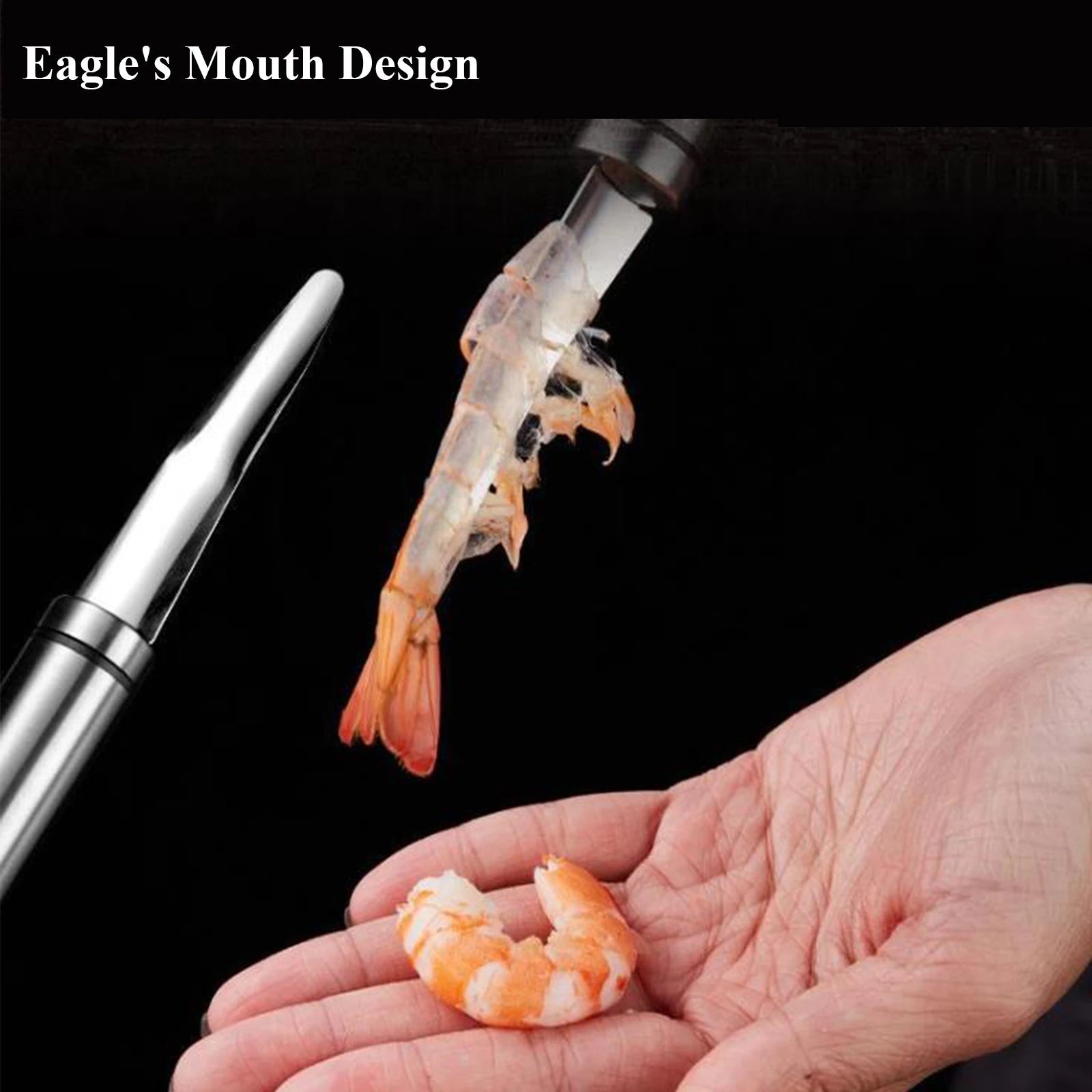 6 In 1 Multifunctional Shrimp Peeler Stainless Steel Kitchen Tool For Fish Scales Chef