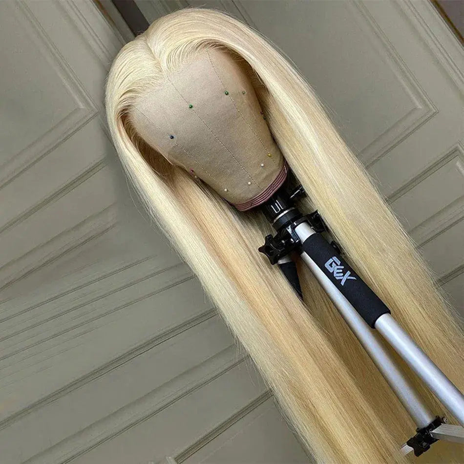 613 Blonde HD Lace Frontal Wig For Women Pre Plucked Hair