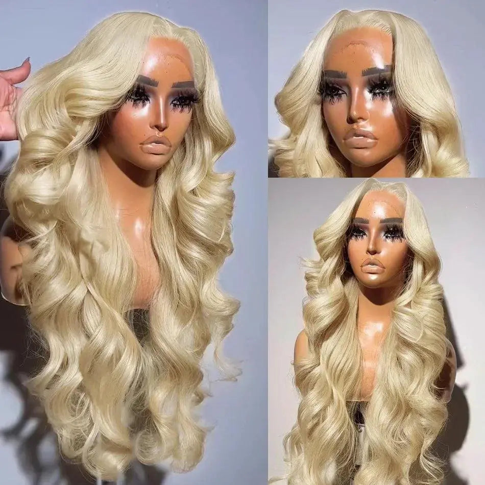 613 Honey Blonde Body Wave Lace Front Wig Brazilian Hair