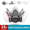 6200 Gas Mask Set for Vehicle Painting and Mining Safety