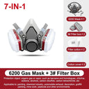 6200 Gas Mask Set for Vehicle Painting and Mining Safety