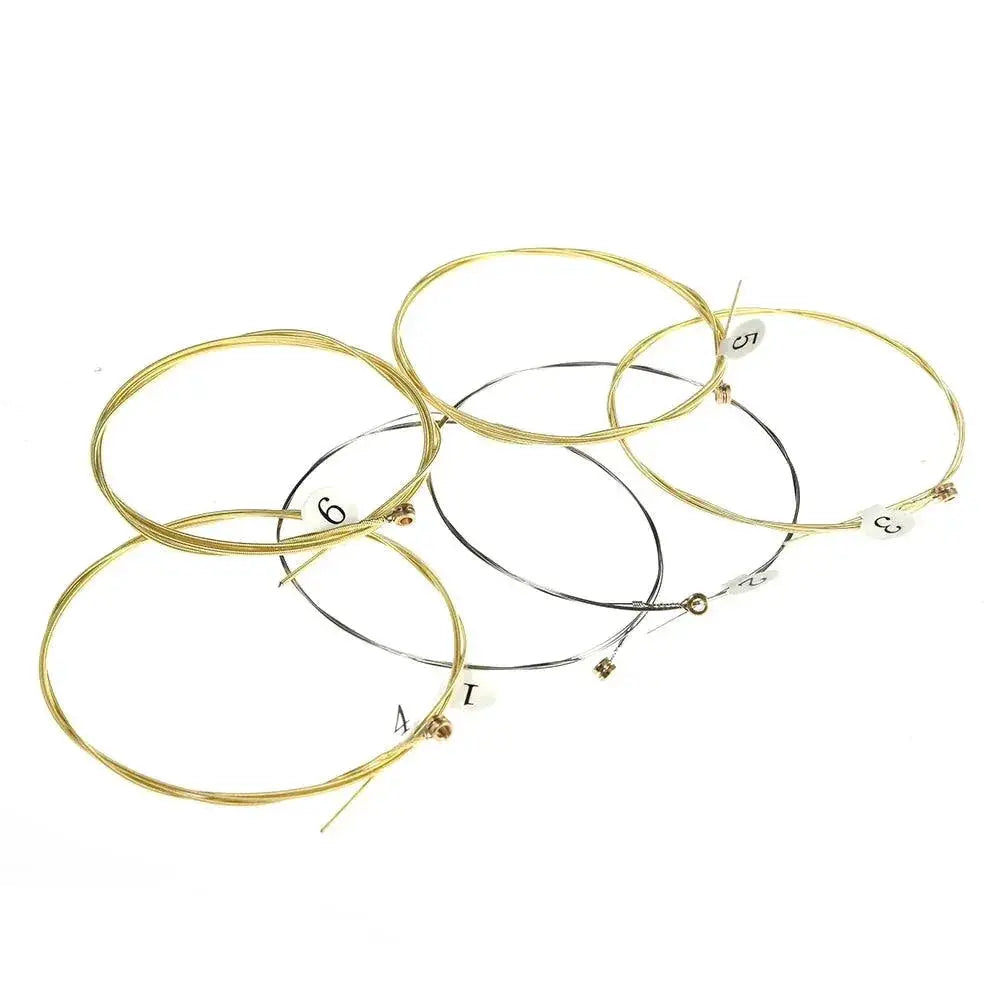 6pcs Brass Hexagonal Steel Core Universal Guitar Strings