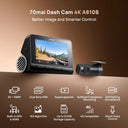 70Mai A810S Dash Cam for Safe Commuting