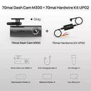 70mai Dash Cam M300 Car DVR Enhanced Night Vision Safety Solution