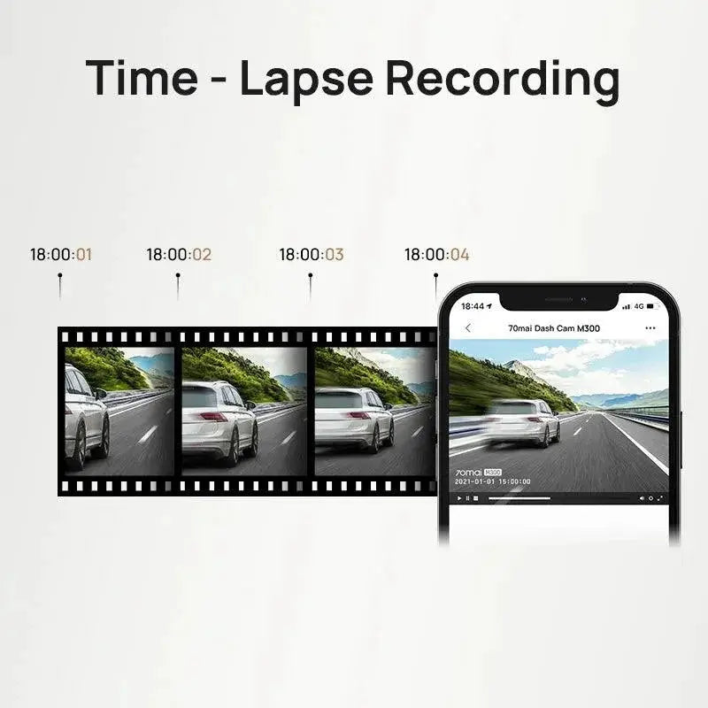 70mai Dash Cam M300 Car DVR Enhanced Night Vision Safety