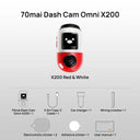 70mai Omni X Full View Dash Cam Enhanced Night Vision AI Safety