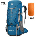 75L Waterproof Camping Backpack with Rain Cover for Hiking