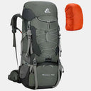 75L Waterproof Camping Backpack with Rain Cover for Hiking