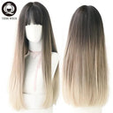 Light Brown Heat Resistant Wig For Women