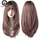 Light Brown Heat Resistant Wig For Women