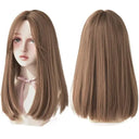 Light Brown Heat Resistant Wig For Women
