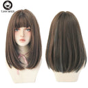 Light Brown Heat Resistant Wig For Women