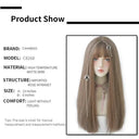 Light Brown Heat Resistant Wig For Women