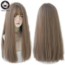 Light Brown Heat Resistant Wig For Women