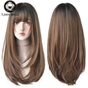 Light Brown Heat Resistant Wig For Women