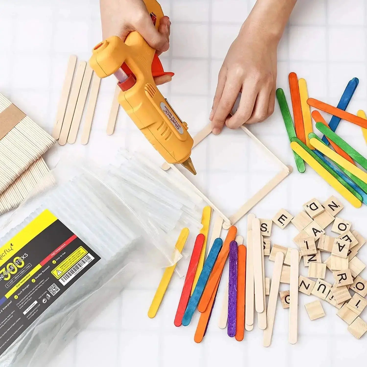 7mm And 11mm All - Purpose Clear Hot Glue Gun Sticks Adhesive