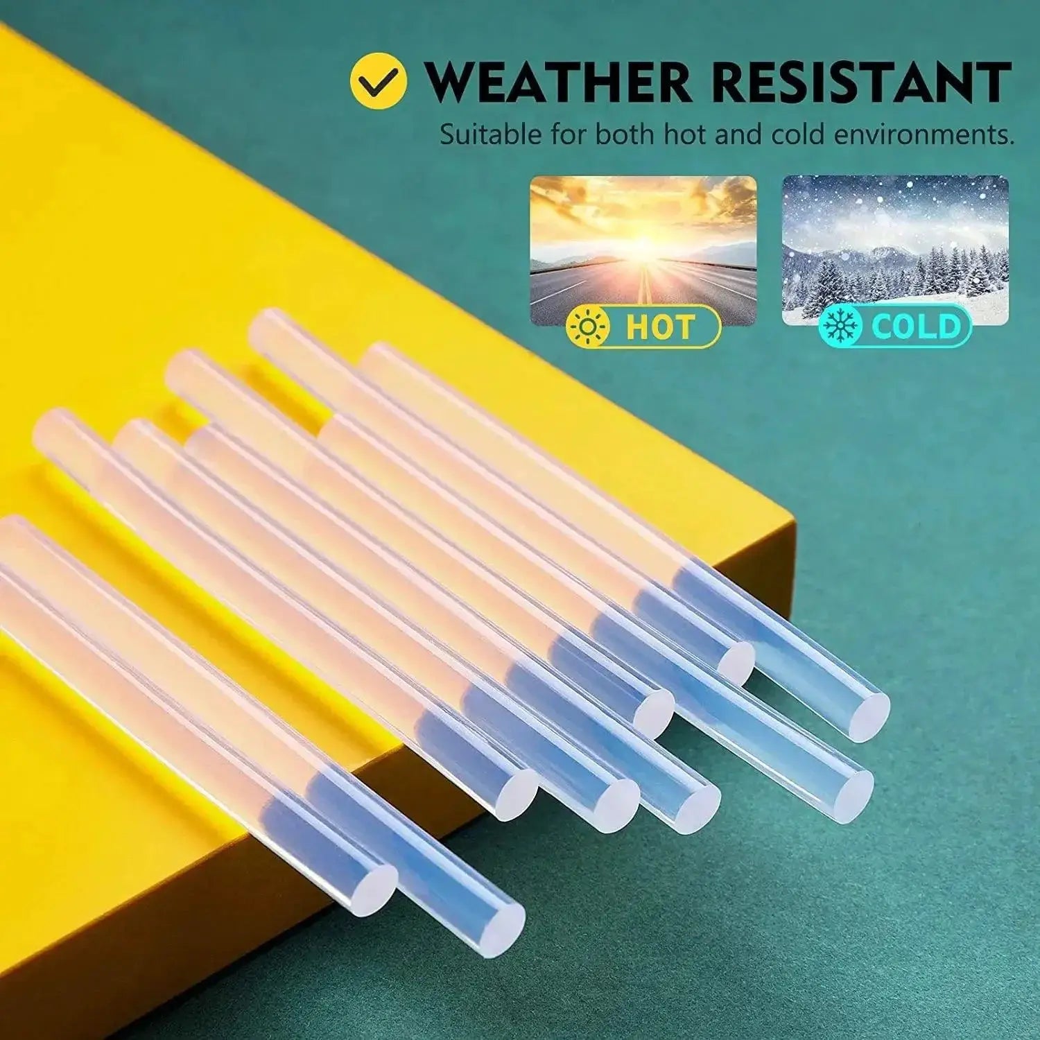7mm And 11mm All - Purpose Clear Hot Glue Gun Sticks Adhesive