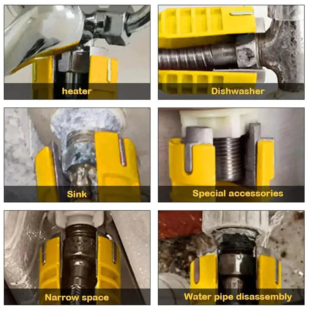 8 In 1 Anti Slip Kitchen Sink Wrench Set For Plumbing - OurLum.com