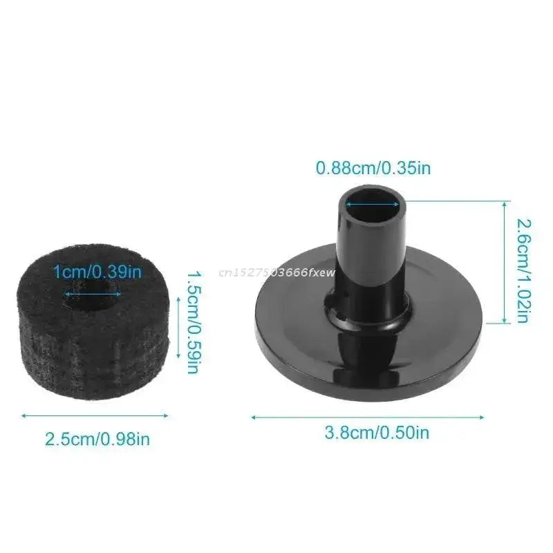 8 Pcs Cymbal Stand Felt Washer Drum Sleeves Accessory