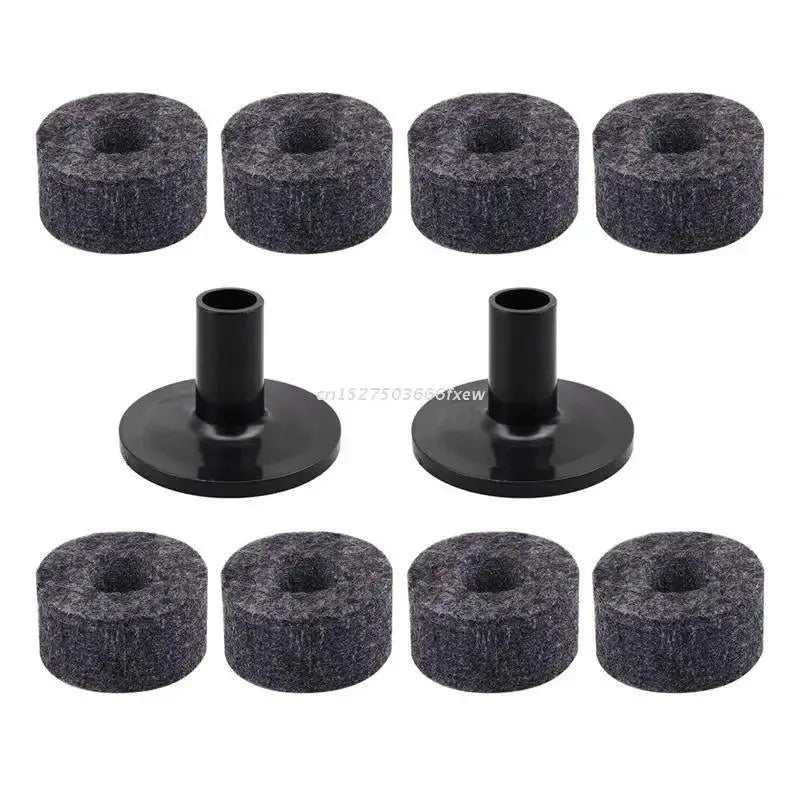 8 Pcs Cymbal Stand Felt Washer Drum Sleeves Accessory