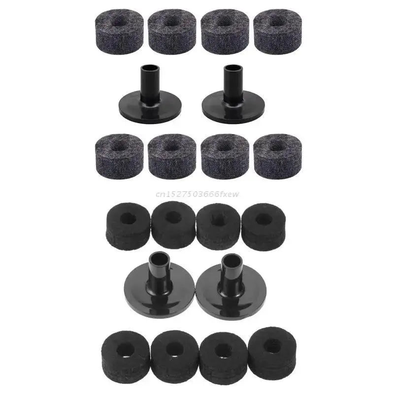 8 Pcs Cymbal Stand Felt Washer Drum Sleeves Accessory