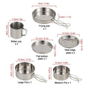 Durable Camping Cookware Set for Hiking