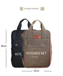 8-Piece Stainless Steel Camping Kitchenware Set for Outdoor Cooking